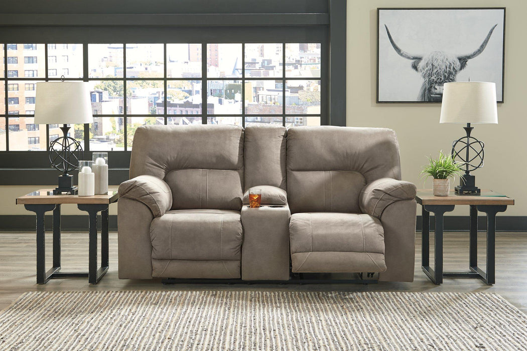 Cavalcade Power Reclining Loveseat with Console