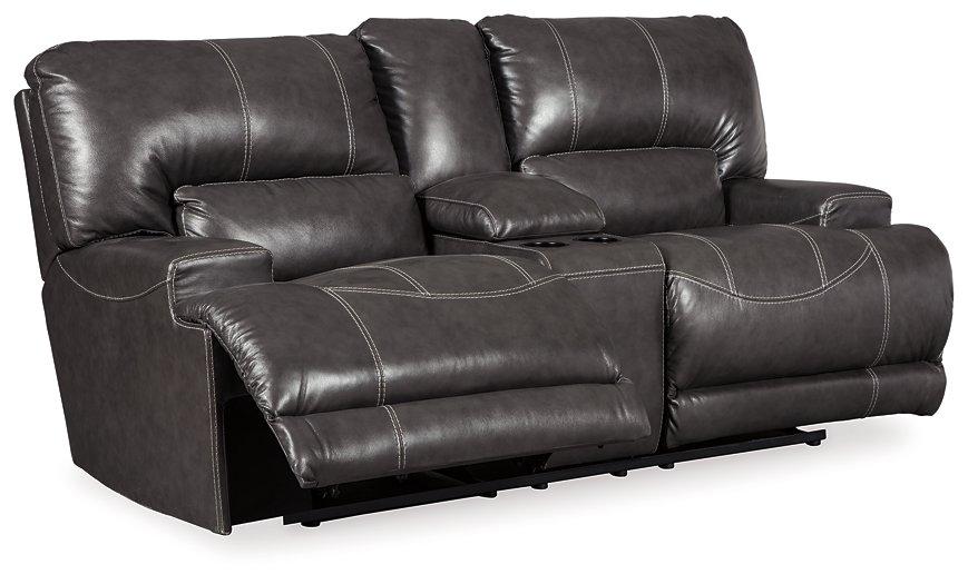 McCaskill Reclining Loveseat with Console