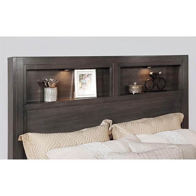 KARLA Queen Bed, Gray