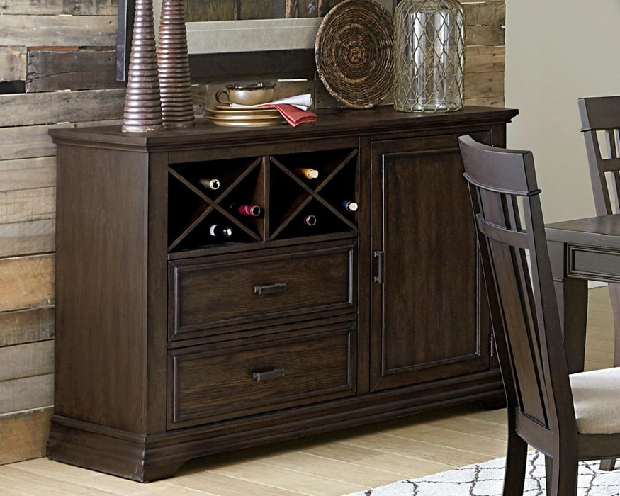 Homelegance Makah Server in Dark Brown 5496-40