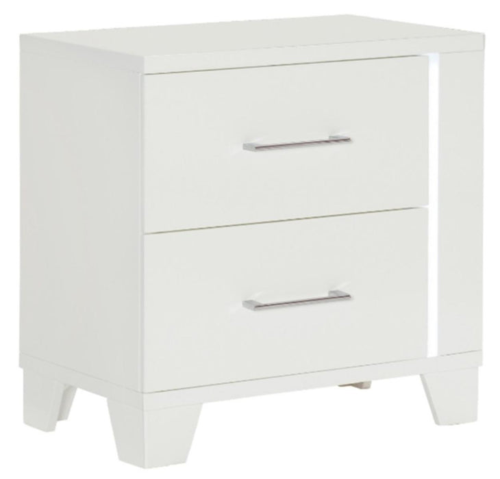 Kerren Nightstand in White 1678W-4