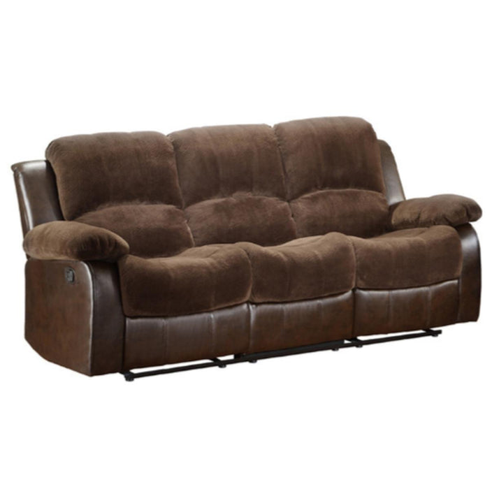 Granley Double Reclining Sofa in Chocolate 9700FCP-3