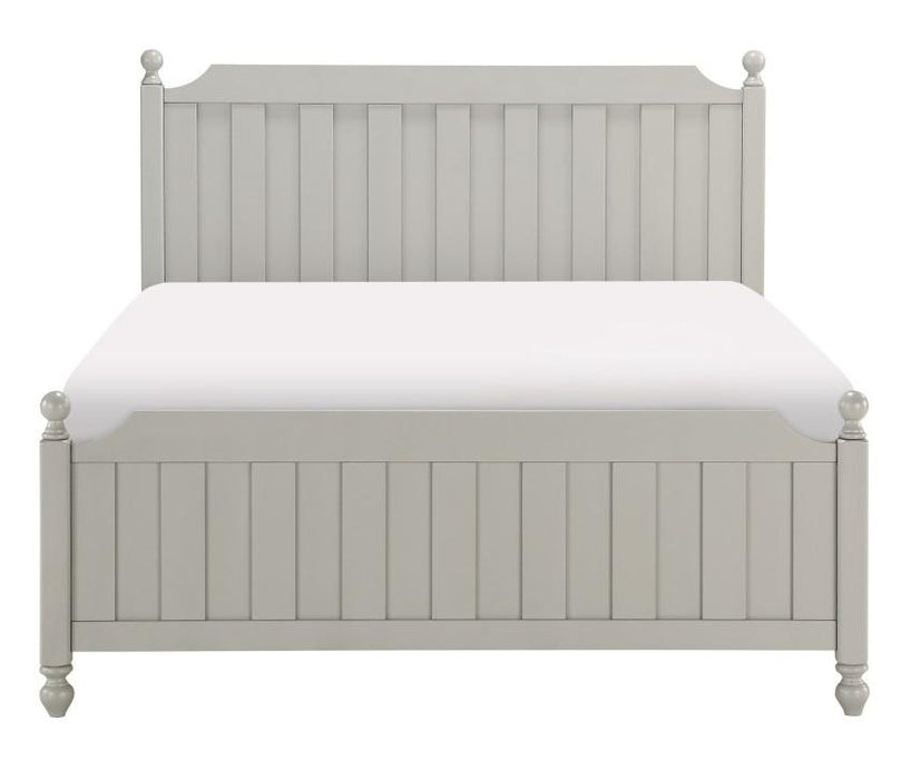 Wellsummer Full Panel Bed in Gray 1803GYF-1* image