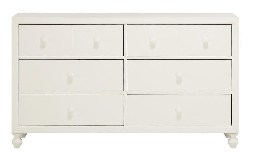 Homelegance Wellsummer 6 Drawer Dresser in White 1803W-5 image