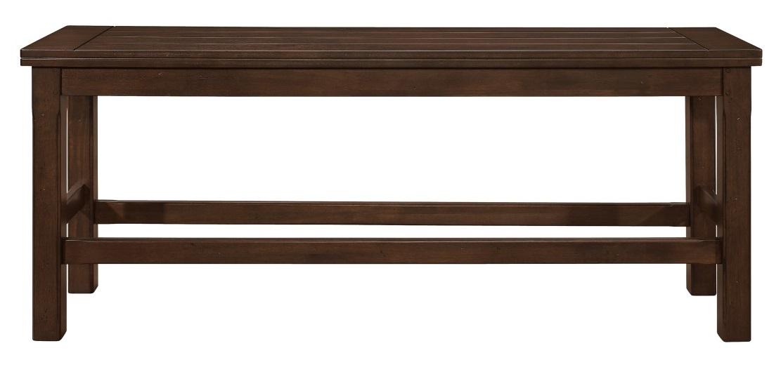 Homelegance Schleiger Counter Height Bench in Dark Brown 5400-24BH image