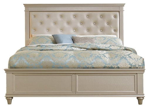 Celandine King Panel Bed in Pearl/Silver 1928K-1EK* image