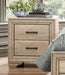 Homelegance Lonan 2 Drawer Nightstand in Natural 1955-4 image