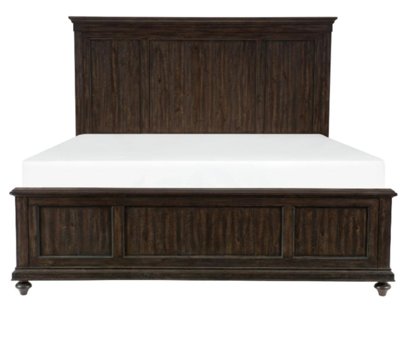 Cardona Queen Panel Bed in Driftwood Charcoal 1689-1* image