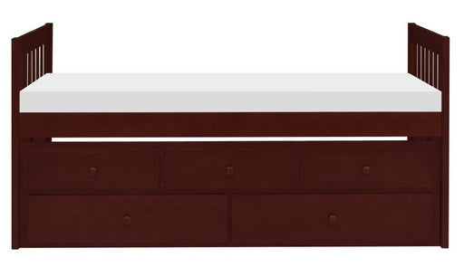 Rowe Twin/Twin Trundle Bed w/ Two Storage Drawers in Dark Cherry B2013PRDC-1* image