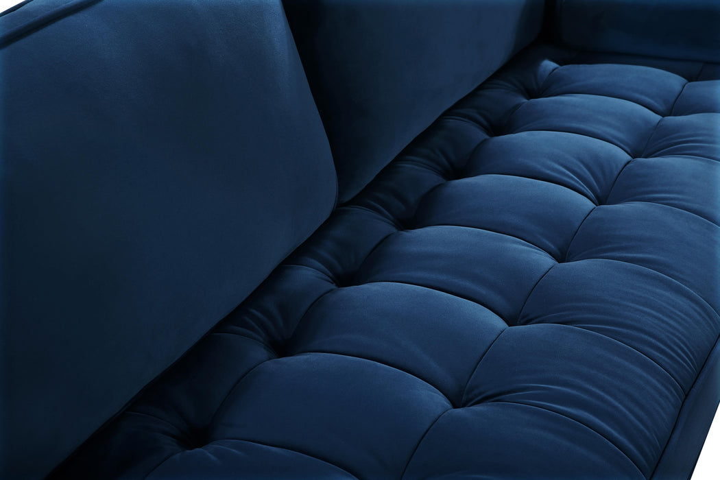 Emily Navy Velvet Sofa