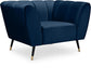 Beaumont Navy Velvet Chair image