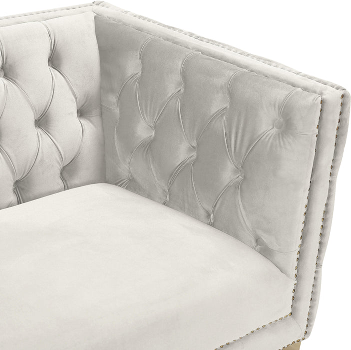 Michelle Cream Velvet Chair