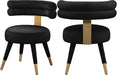 Fitzroy Black Velvet Dining Chair image